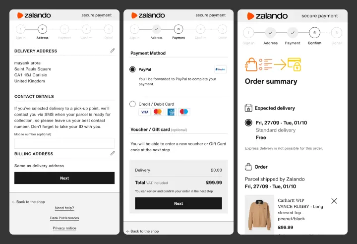 zalando-checkout